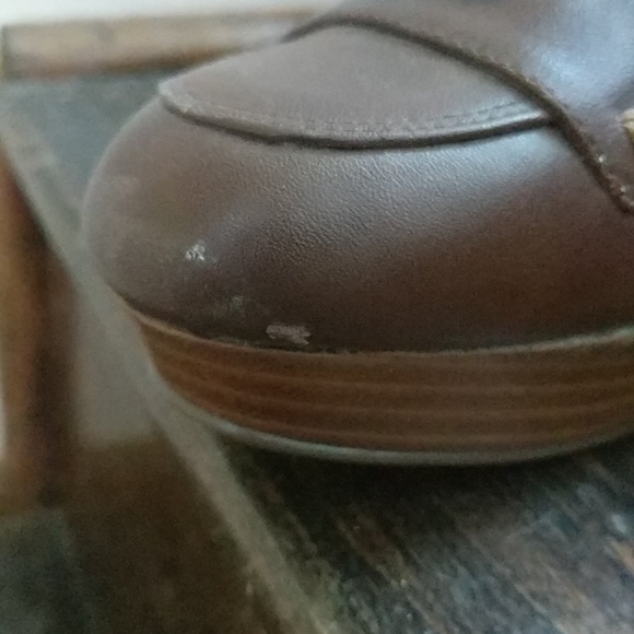 Guess Stacked Loafer Heels Size 10 - Picture 4 of 6